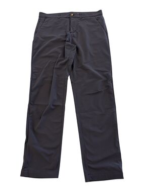 Zyia Men's Charcoal Straight-Leg Chinos Slacks